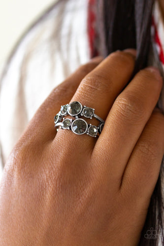 Interstellar Fashion- Silver Ring- Paparazzi Accessories
