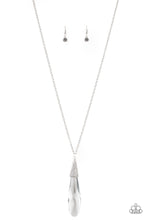 Load image into Gallery viewer, Jaw-Droppingly Jealous- White and Silver Necklace- Paparazzi Accessories