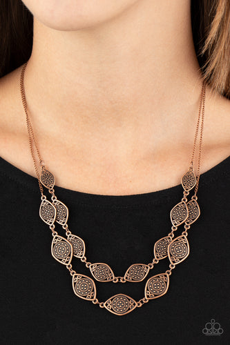 Make Yourself At HOMESTEAD- Copper Necklace- Paparazzi Accessories