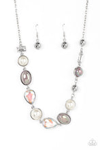 Load image into Gallery viewer, Nautical Nirvana- Silver Multicolored Necklace- Paparazzi Accessories