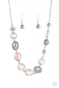 Nautical Nirvana- Silver Multicolored Necklace- Paparazzi Accessories