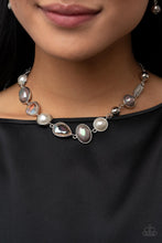 Load image into Gallery viewer, Nautical Nirvana- Silver Multicolored Necklace- Paparazzi Accessories