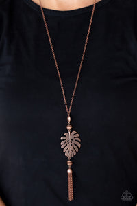 Palm Promenade- Copper Necklace- Paparazzi Accessories