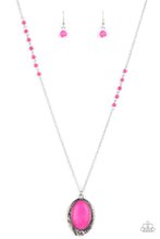 Load image into Gallery viewer, Plateau Paradise- Pink and Silver Necklace- Paparazzi Accessories