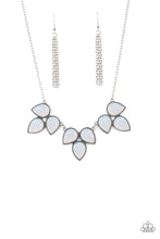 Load image into Gallery viewer, Prairie Fairytale- White and Silver Necklace- Paparazzi Accessories