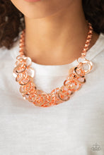 Load image into Gallery viewer, Ringing In The Bling- Copper Necklace- Paparazzi Accessories