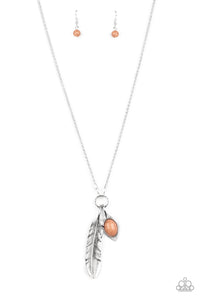 Sahara Quest- Brown and Silver Necklace- Paparazzi Accessories
