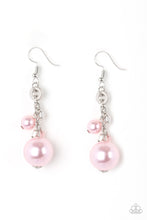 Load image into Gallery viewer, Timelessly Traditional- Pink and Silver Earrings- Paparazzi Accessories