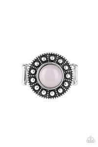 Treasure Chest Shimmer- Silver Ring- Paparazzi Accessories