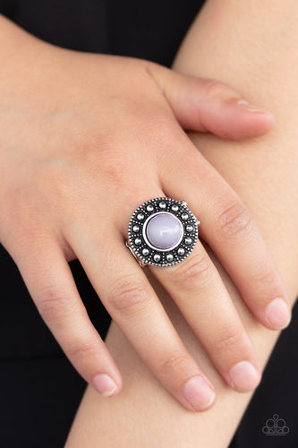 Treasure Chest Shimmer- Silver Ring- Paparazzi Accessories
