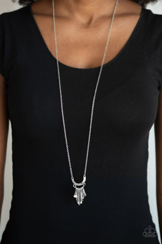 Trendsetting Trinket- Silver Necklace- Paparazzi Accessories