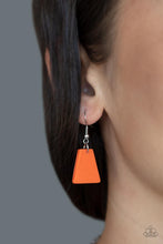 Load image into Gallery viewer, Vivaciously Versatile- Orange and Silver Necklace- Paparazzi Accessories