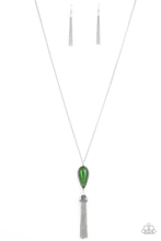 Load image into Gallery viewer, Zen Generation- Green and Silver Necklace- Paparazzi Accessories