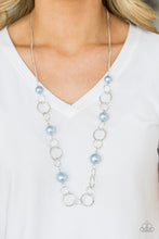 Load image into Gallery viewer, Darling Duchess- Blue and Silver Necklace- Paparazzi Accessories