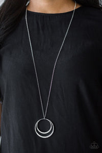 Front and EPICENTER- Silver Necklace- Paparazzi Accessories