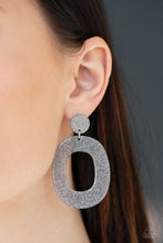 Load image into Gallery viewer, Miami Boulevard- Silver Earrings- Paparazzi Accessories