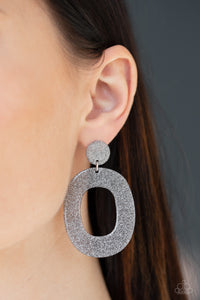 Miami Boulevard- Silver Earrings- Paparazzi Accessories