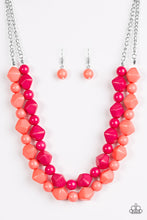Load image into Gallery viewer, Rio Rhythm- Pink and Silver Necklace- Paparazzi Accessories