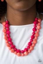 Load image into Gallery viewer, Rio Rhythm- Pink and Silver Necklace- Paparazzi Accessories