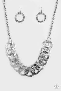 The Main Contender- Silver Necklace- Paparazzi Accessories