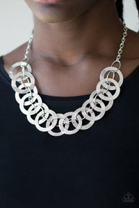 The Main Contender- Silver Necklace- Paparazzi Accessories