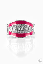 Load image into Gallery viewer, Trending Treasure- Pink and Silver Ring- Paparazzi Accessories
