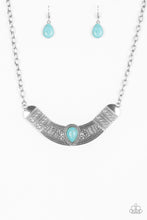 Load image into Gallery viewer, Very Venturous- Blue and Silver Necklace- Paparazzi Accessories