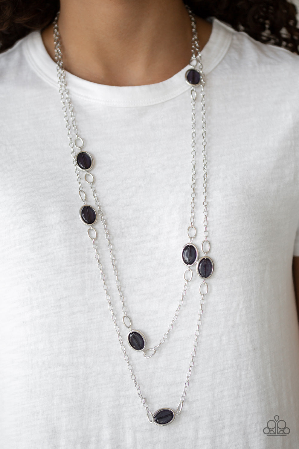 Back For More- Black and Silver Necklace- Paparazzi Accessories