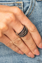 Load image into Gallery viewer, Get A Move On- Purple and Silver Ring- Paparazzi Accessories