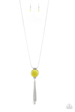 Load image into Gallery viewer, Happy As Can BEAM- Yellow and Silver Necklace- Paparazzi Accessories