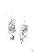 Load image into Gallery viewer, Hear Me Shimmer- Silver Earrings- Paparazzi Accessories