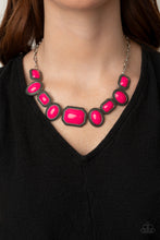 Load image into Gallery viewer, Lets Get Loud- Pink and Silver Necklace- Paparazzi Accessories