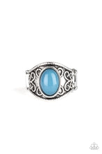 Load image into Gallery viewer, Let&#39;s Take It From The POP- Blue and Silver Ring- Paparazzi Accessories