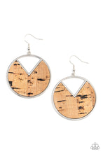 Load image into Gallery viewer, Nod To Nature- Black and Silver Earrings- Paparazzi Accessories
