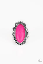 Load image into Gallery viewer, Open Range- Pink and Silver Ring- Paparazzi Accessories