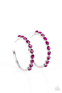 Photo Finish- Pink and Silver Earrings- Paparazzi Accessories