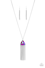 Load image into Gallery viewer, Proudly Prismatic- Pink and Silver Necklace- Paparazzi Accessories