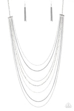 Load image into Gallery viewer, Radical Rainbows- Gray and Silver Necklace- Paparazzi Accessories