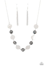 Load image into Gallery viewer, Refined Reflections- Silver Necklace- Paparazzi Accessories