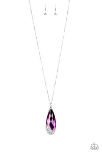 Spellbound- Purple and Silver Necklace- Paparazzi Accessories