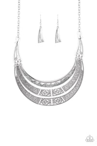 Take All You Can GATHER- Silver Necklace- Paparazzi Accessories