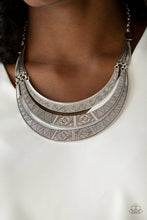 Load image into Gallery viewer, Take All You Can GATHER- Silver Necklace- Paparazzi Accessories