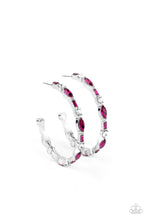 Load image into Gallery viewer, There Goes The Neighborhood- Pink and Silver Earrings- Paparazzi Accessories