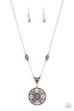 Load image into Gallery viewer, TIMELESS Traveler- Pink and Silver Necklace- Paparazzi Accessories