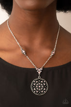 Load image into Gallery viewer, TIMELESS Traveler- Pink and Silver Necklace- Paparazzi Accessories