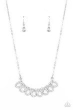 Load image into Gallery viewer, Timeless Trimmings- White and Silver Necklace- Paparazzi Accessories