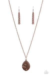 Wearable Wildflowers- Copper Necklace- Paparazzi Accessories
