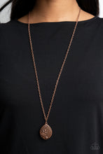 Load image into Gallery viewer, Wearable Wildflowers- Copper Necklace- Paparazzi Accessories