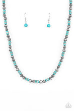 Load image into Gallery viewer, ZEN You Least Expect It- Blue and Silver Necklace- Paparazzi Accessories