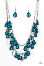 Load image into Gallery viewer, Life Of The FIESTA- Blue and Silver Necklace- Paparazzi Accessories